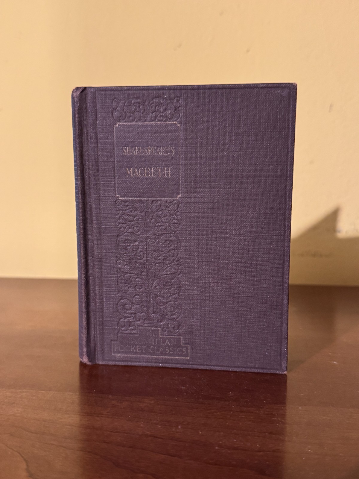 Annotated MacBeth Shakespeare 1920’s Pocket Classic Play Macmillan Book Vtg