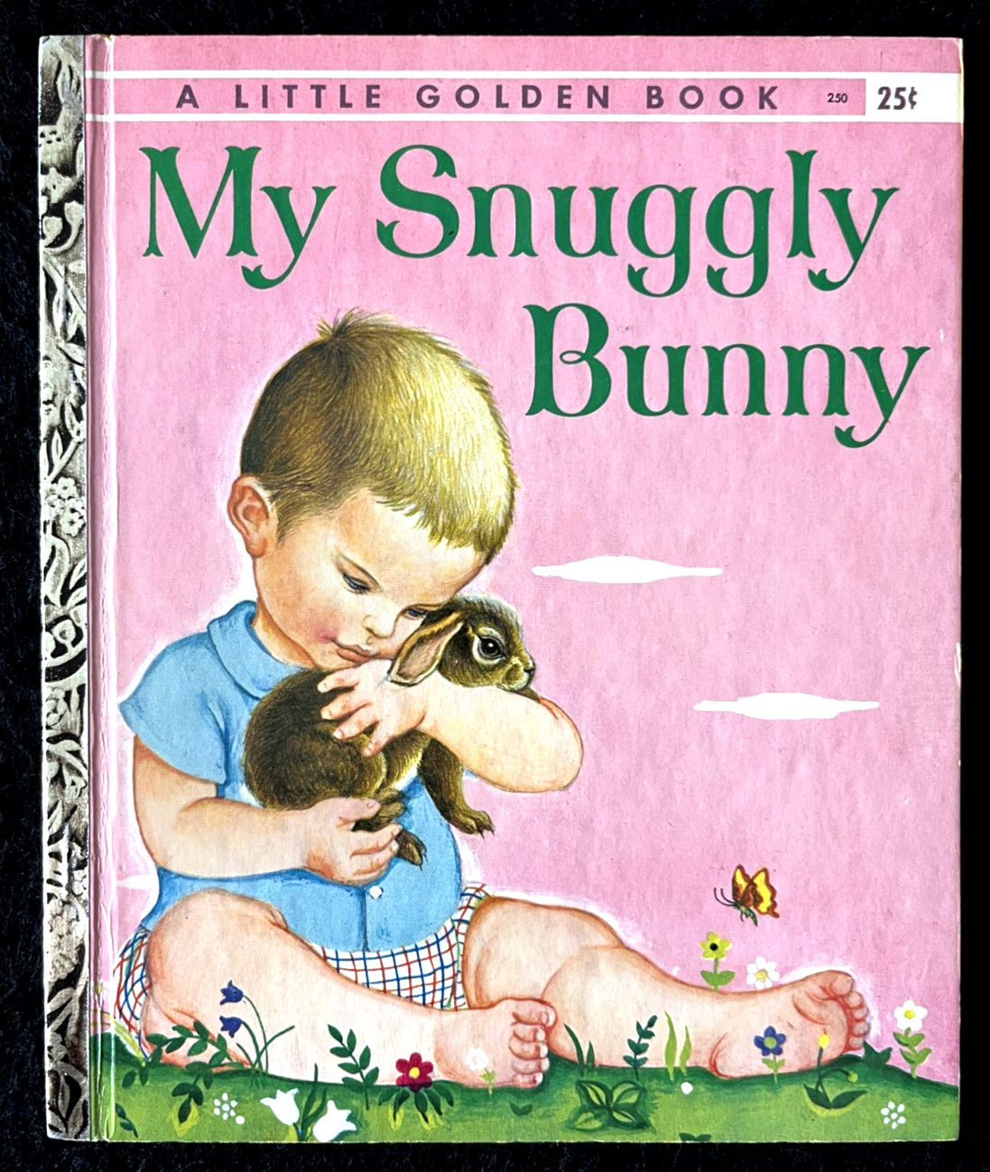 MY SNUGGLY BUNNY ~ children’s 1st “A” ed. Little Golden Book #250, Eloise Wilkin