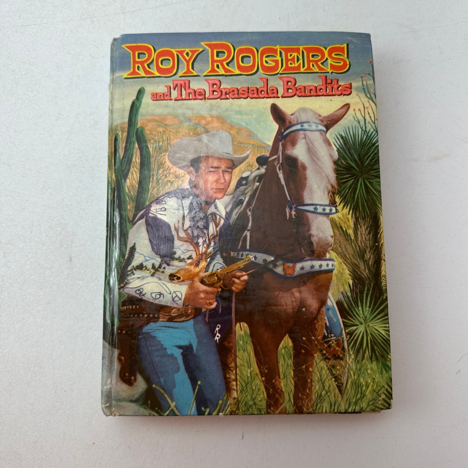 Roy Rogers and the Brasada Bandits Cole Fannin HC 1955 Whitman Publishing Co