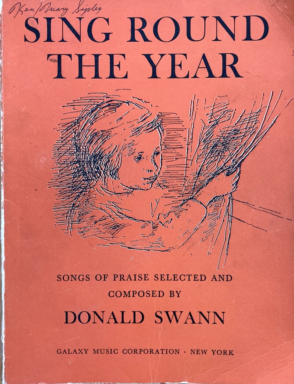 Sing Round the Year Music Book by Donald Swann 1969