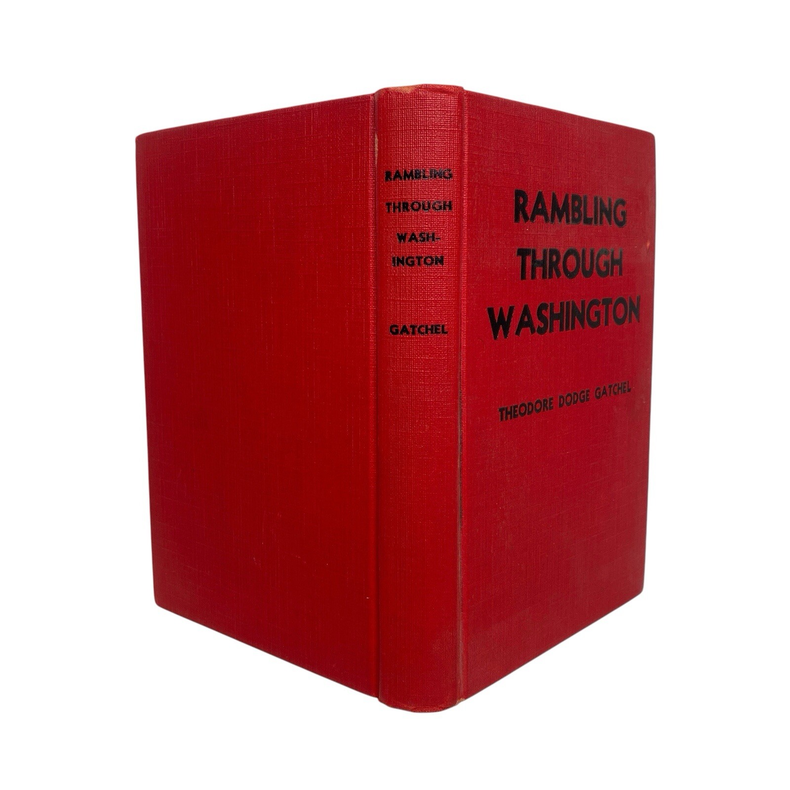 1932 Rambling Through Washington D.C. Old and New Landmarks Index Illustrated