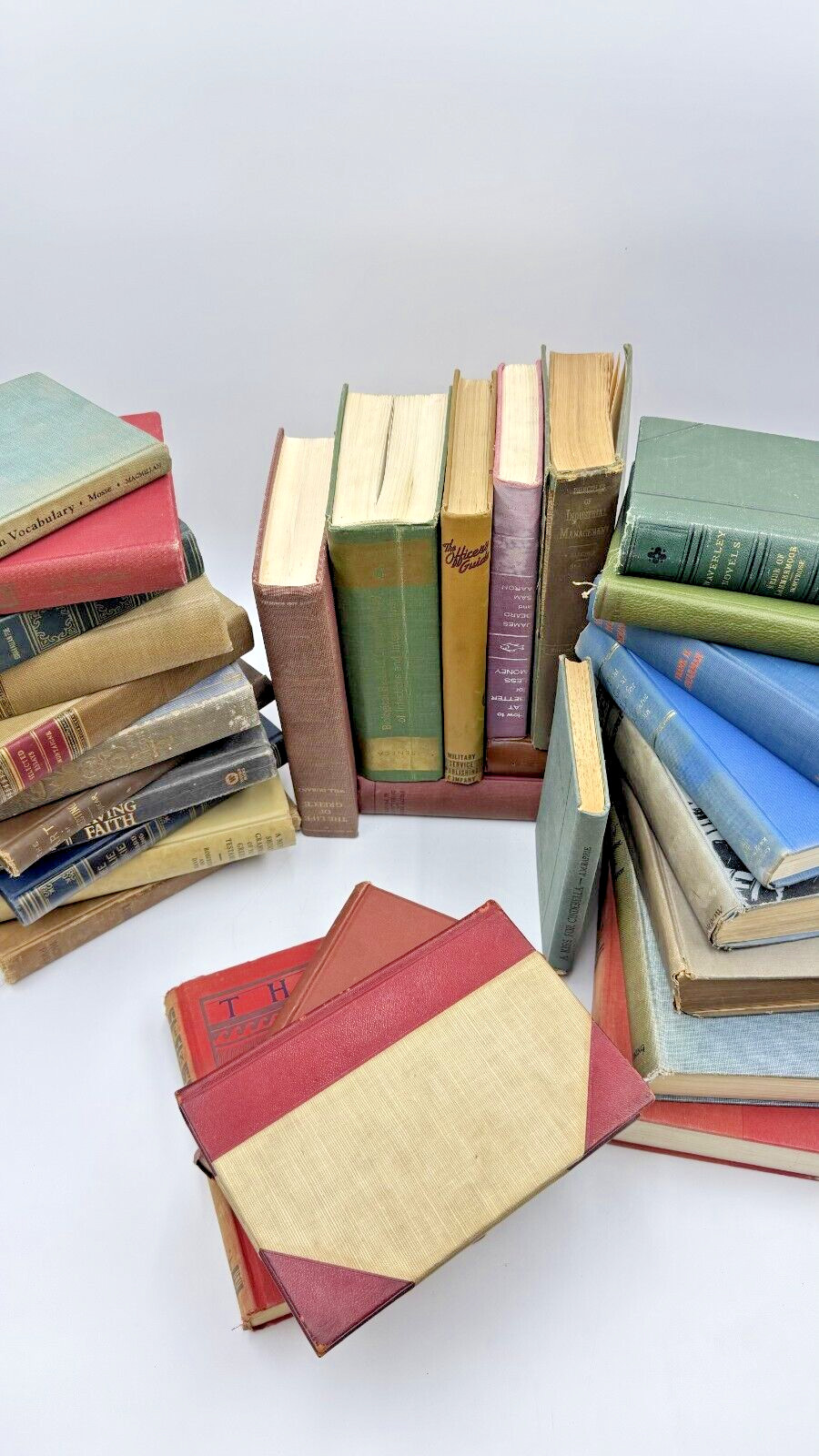 Lot of 100 Decorative Vintage Hardcover Books – Old, Rare & Random