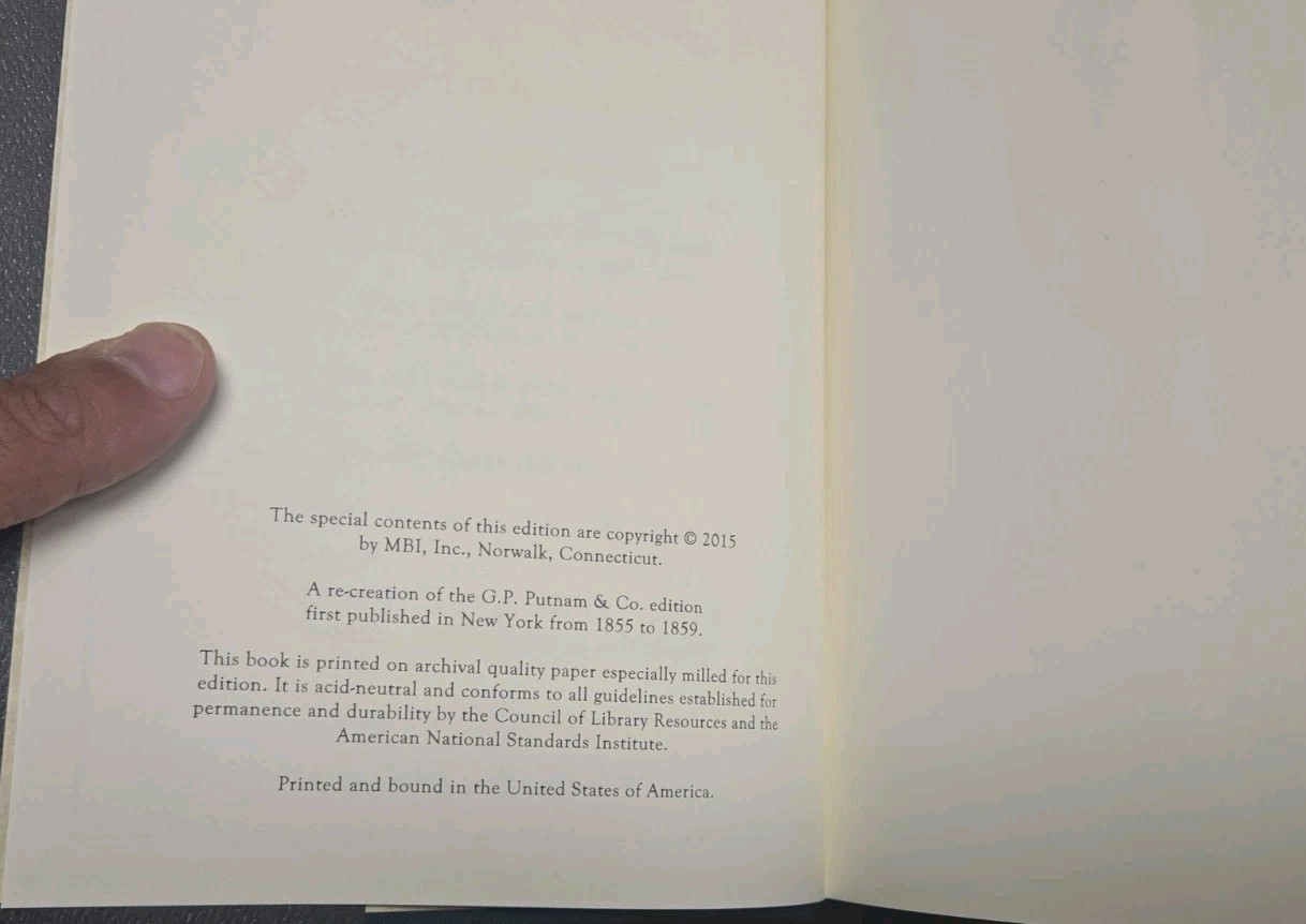 Easton Press – The Life of George Washington by Washington Irving, 5 Vol. LMTD