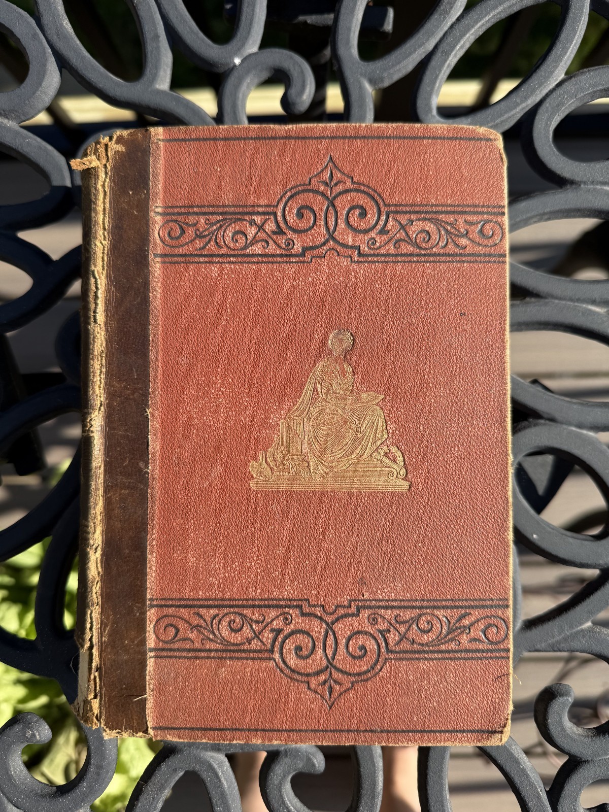 1889 Quackenbros Illustrated School History United States Antique Book AS IS
