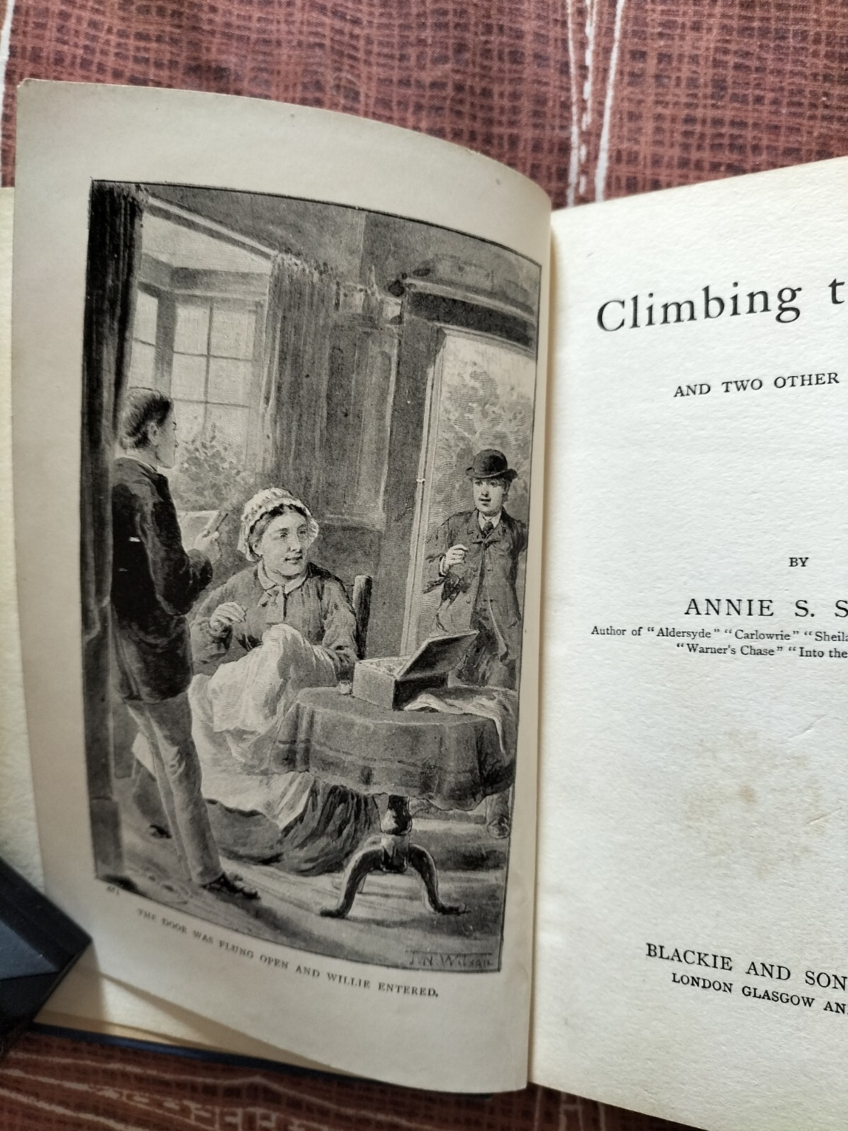 Climbing The Hill Annie S Swan Blackie & Son Illustrated Antique Book