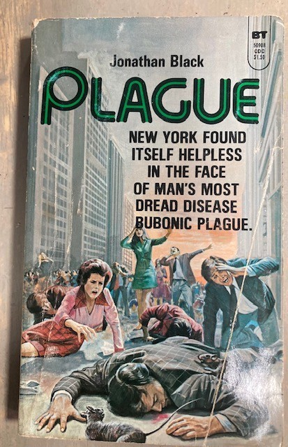 Plague Jonathan Black Belmont Tower 1976 1st ed. Mass Market Paperback