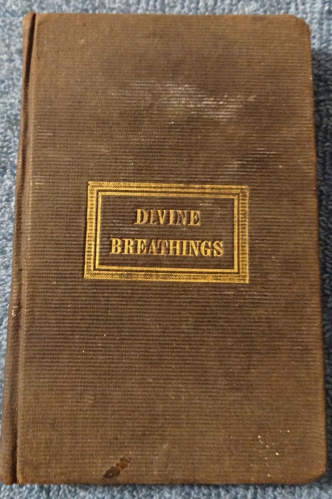 Divine Breathings: 100 Meditations, by C Perin, 1840, Oversize HC, rare.