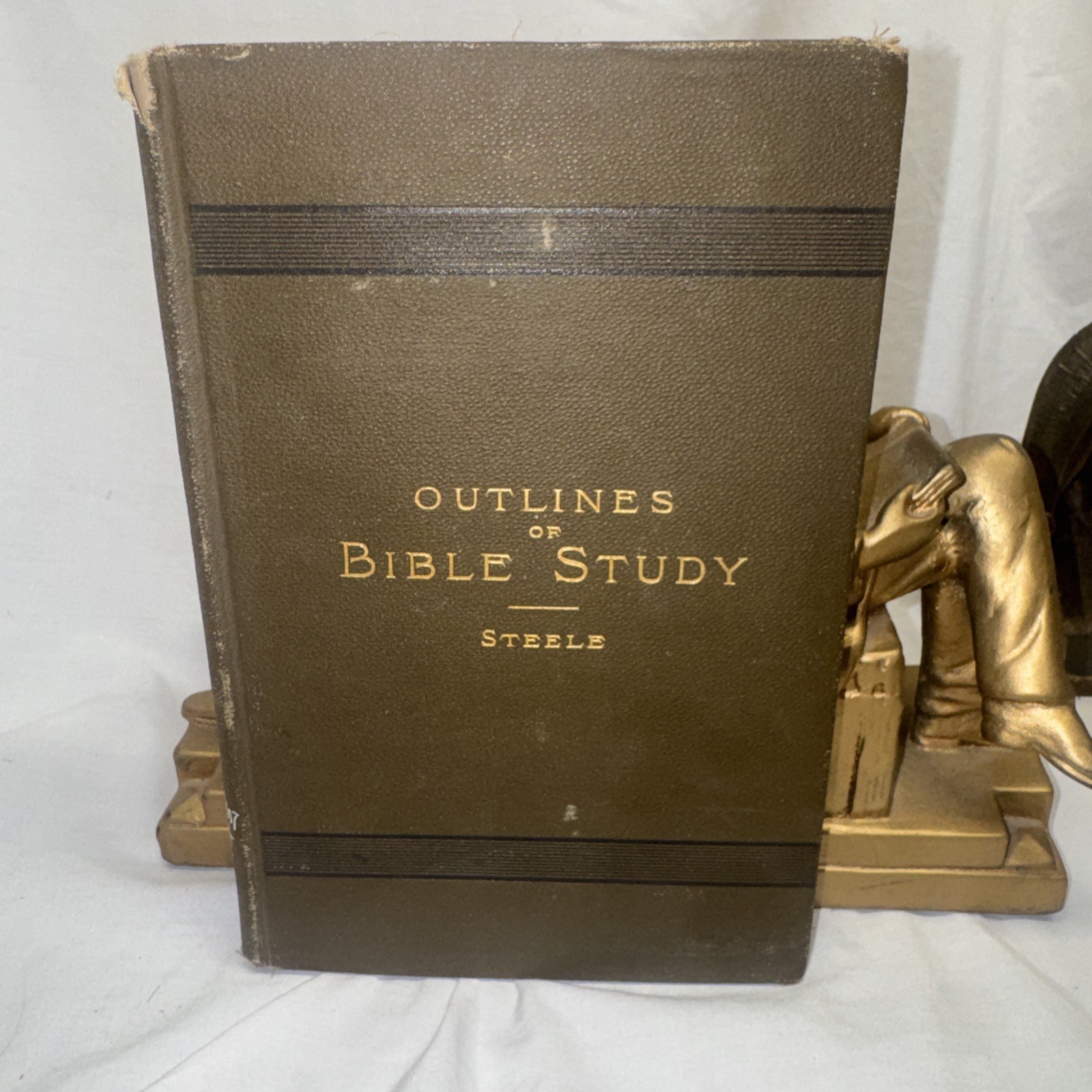 Outlines Of Bible Study ABy G. M. Steele 1889 Edition HC Book