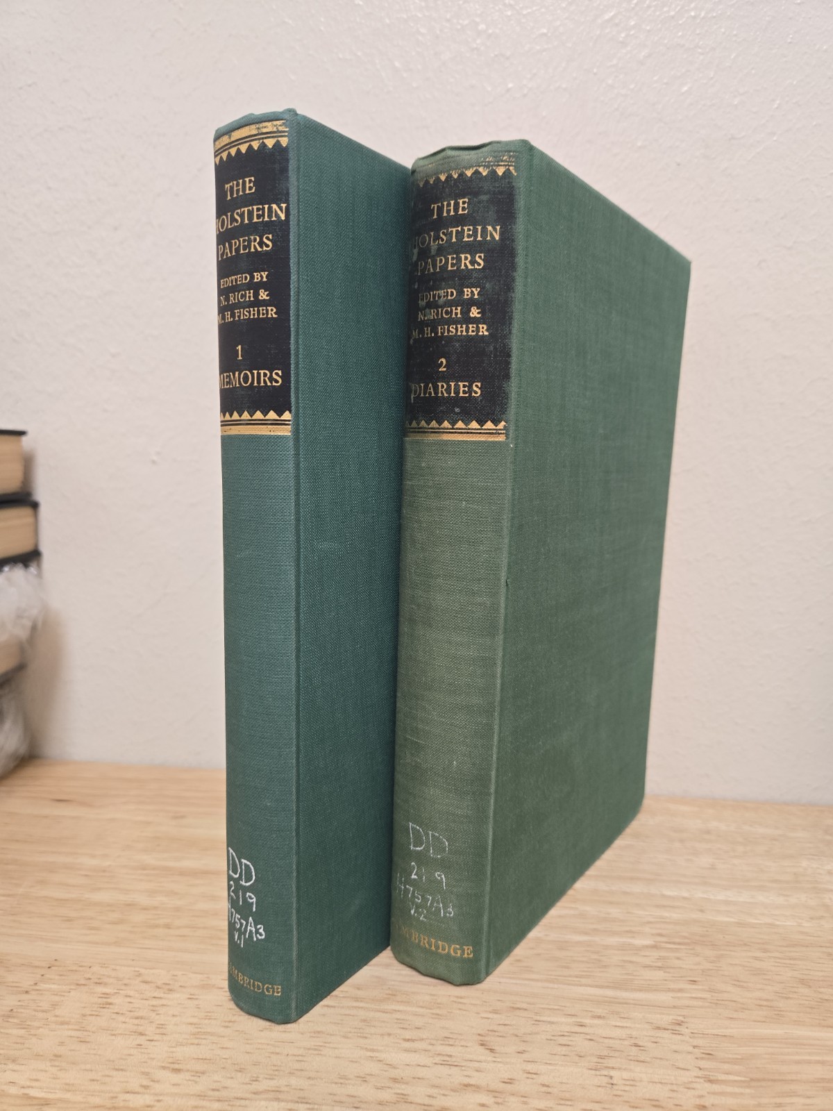 1955 Vintage Book Set: The Holstein Papers Vol. 1-2 By Rich & Fisher