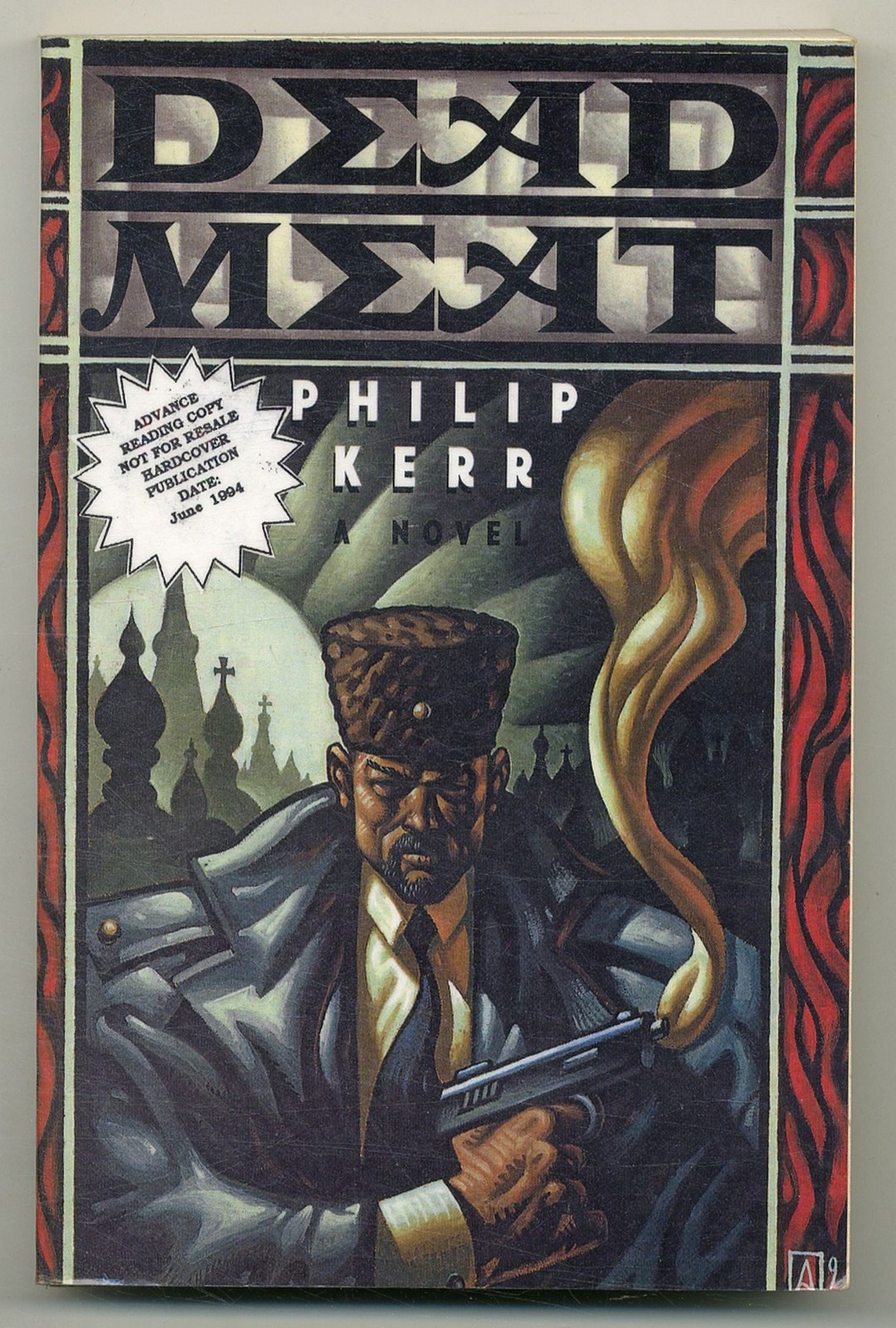 Philip KERR / Dead Meat Uncorrected Proof 1st 1994