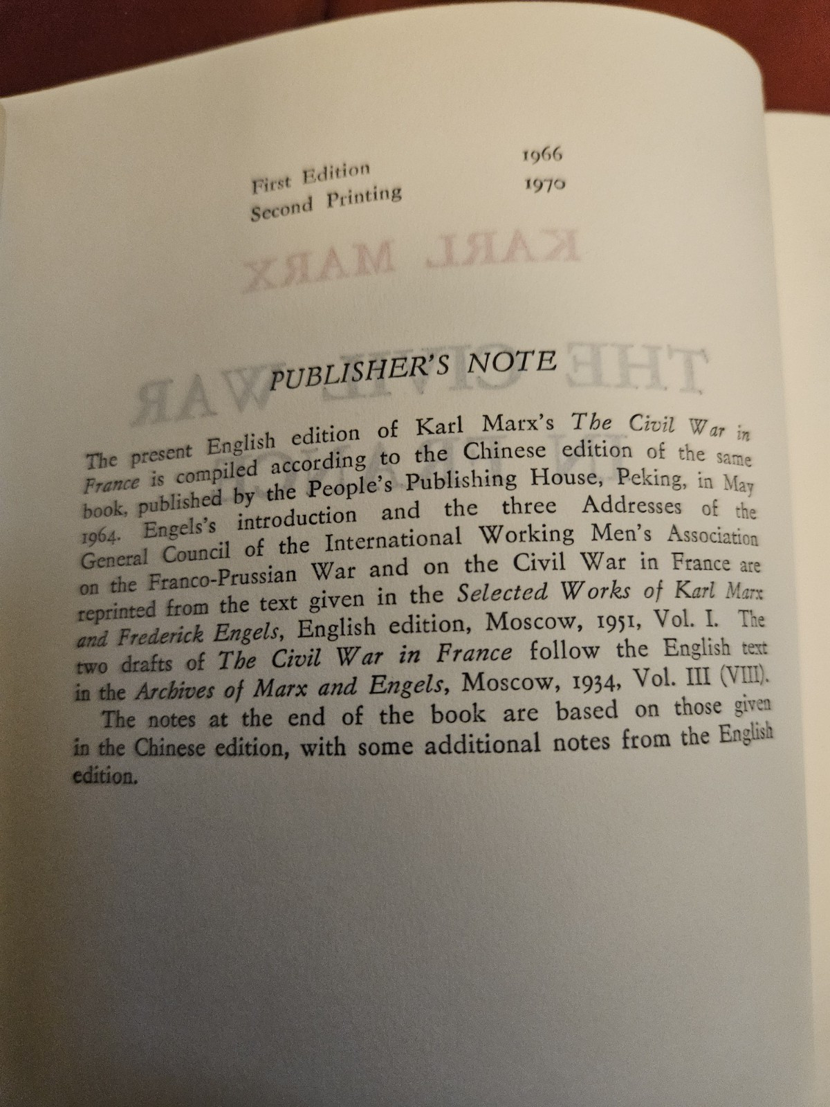 Seven “Communist Classics” by Marx, Engles, Lenin, Stalin, Mao. Only $9.88/book.