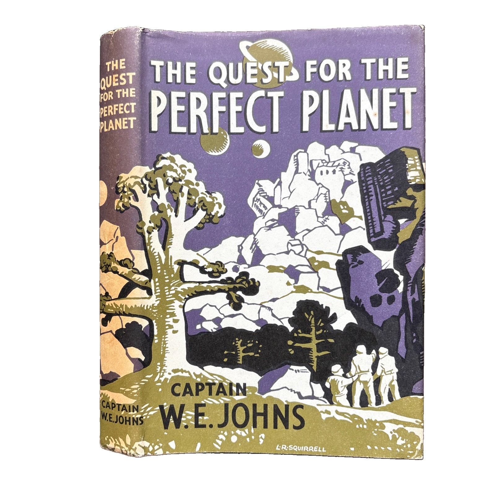 W.E. Johns – The Quest for the Perfect Planet – DJ – 1961 Children’s Book Club