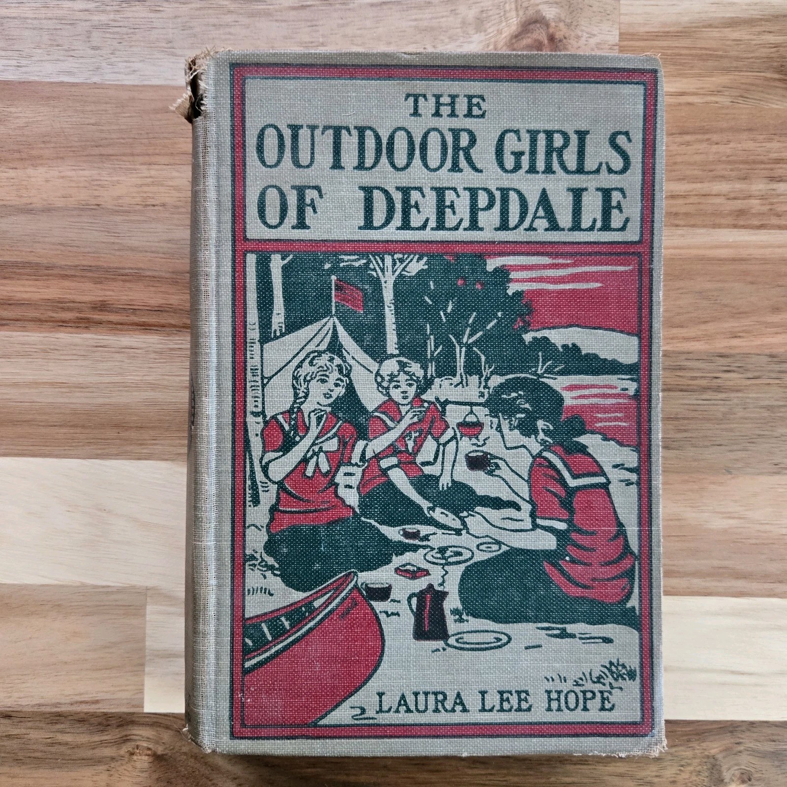 The Outdoor Girls Of Deepdale By Laura Lee Hope 1913 Grosset & Dunlap Hardcover