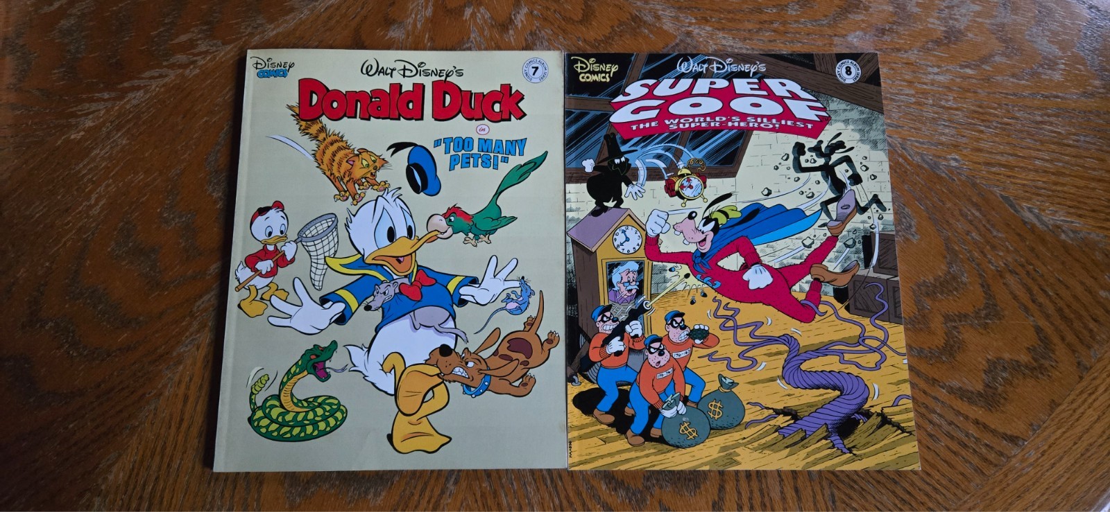Carl Barks Disney Comics Album Series 1-8 Donald Duck Uncle Scrooge Mickey Gyro