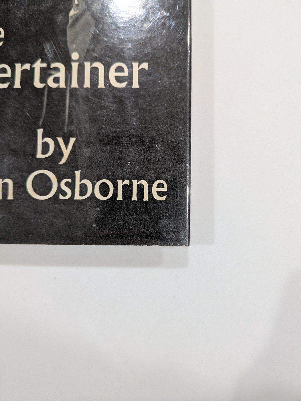 The Entertainer | John Osborne | 1958 | Criterion Books, DJ, 1st US Edition