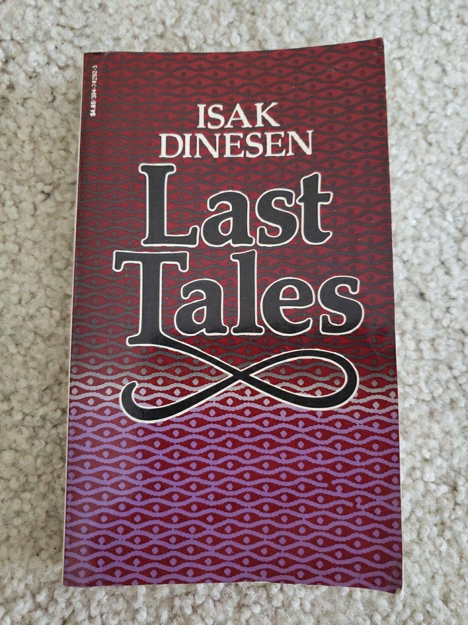 Last Tales By Isak Dinesen 1975 Vintage Books Paperback – Short Stories VGC