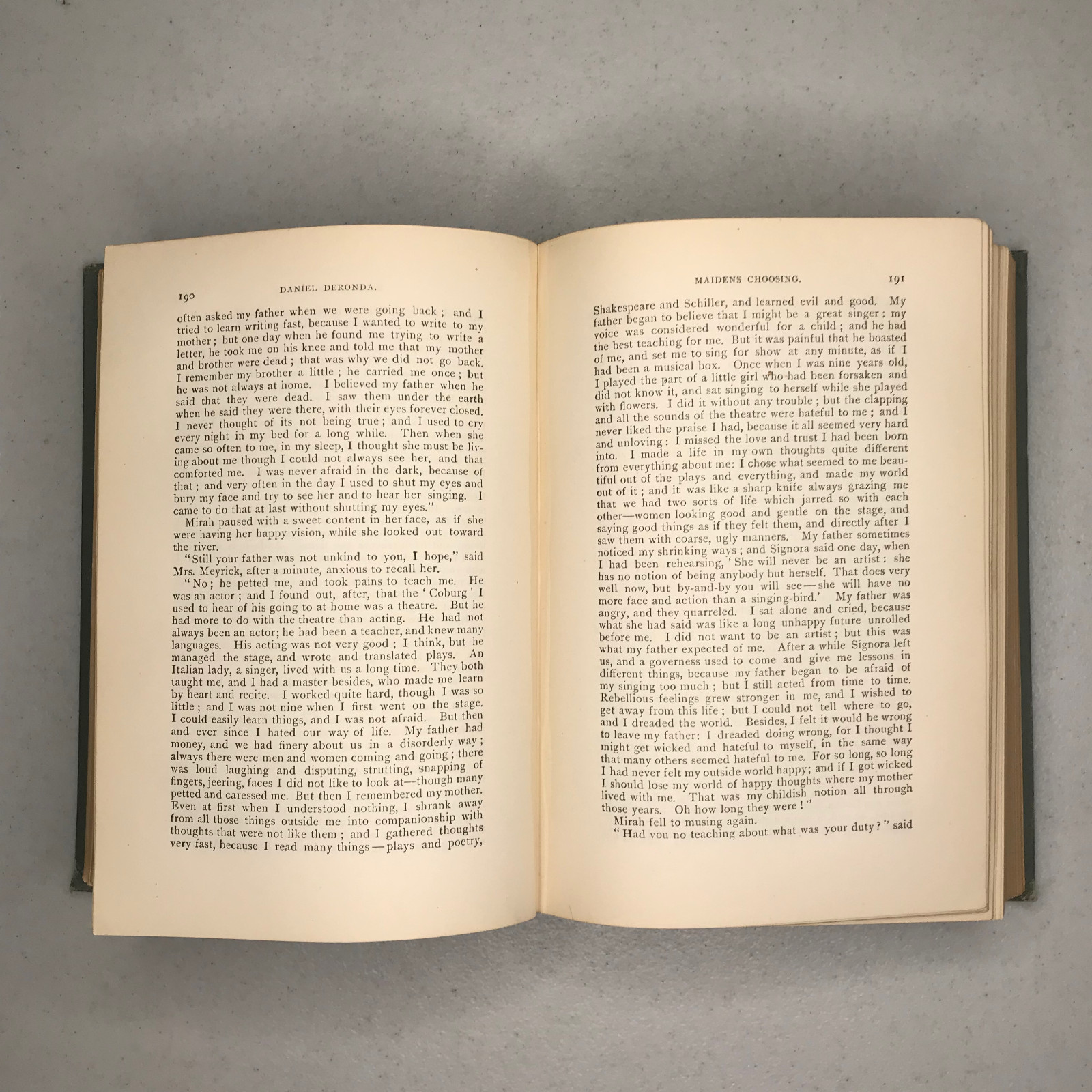 Daniel Deronda – George Eliot – Sterling Edition – Aldine – Quarter Leather