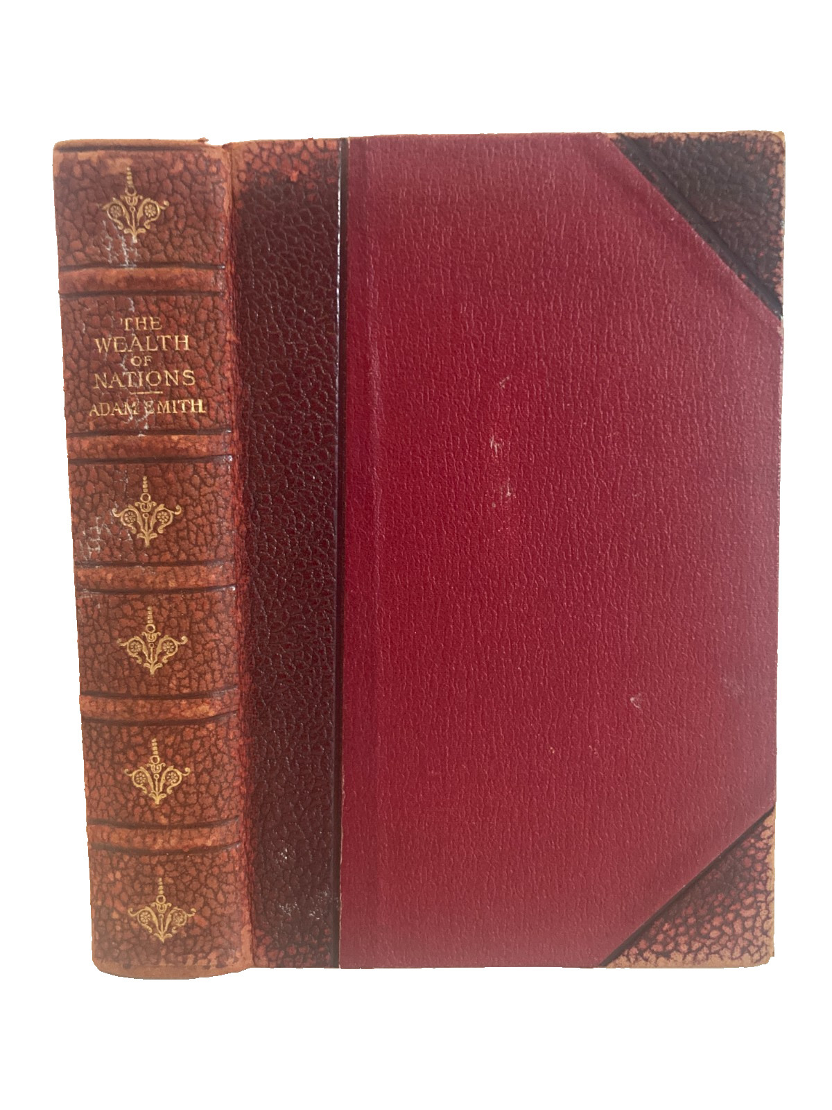 Wealth of Nations Adam Smith 1895 Lubbock Routledge Leather HB Economic Theory