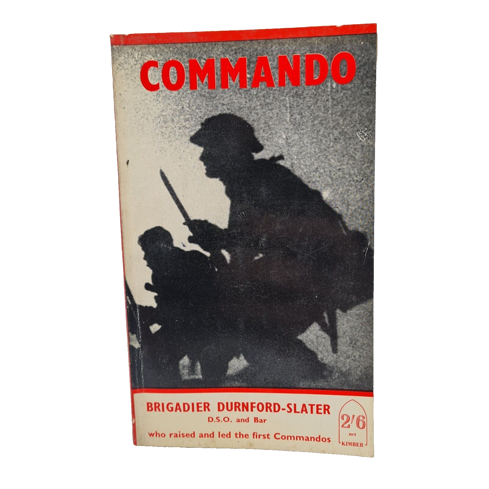 Commando Memoirs Brigadier Durnford-Slater 1955 Kimber Books Vintage Paperbacks