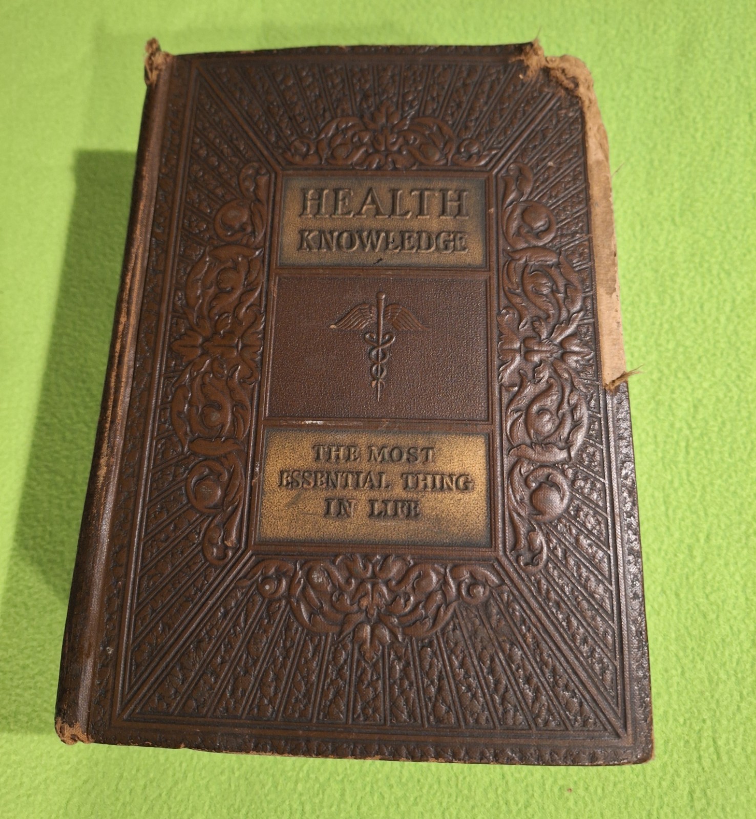 Health Knowledge Medical Book Vol 1, 1938 Color Illustrations Copyright 1919