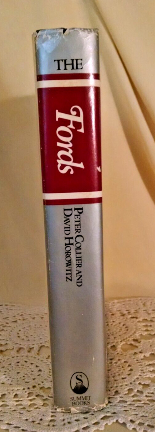 FORDS AN AMERICAN EPIC BY PETER COLLIER DAVID HOROWITZ HC/DJ SUMMIT 1987 ILLSTD.