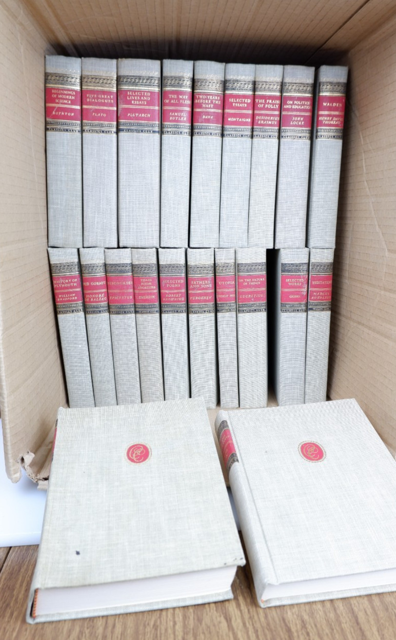 Lot of 21 – Classics Club Books Vintage Classic Literature Set – Walter J. Black