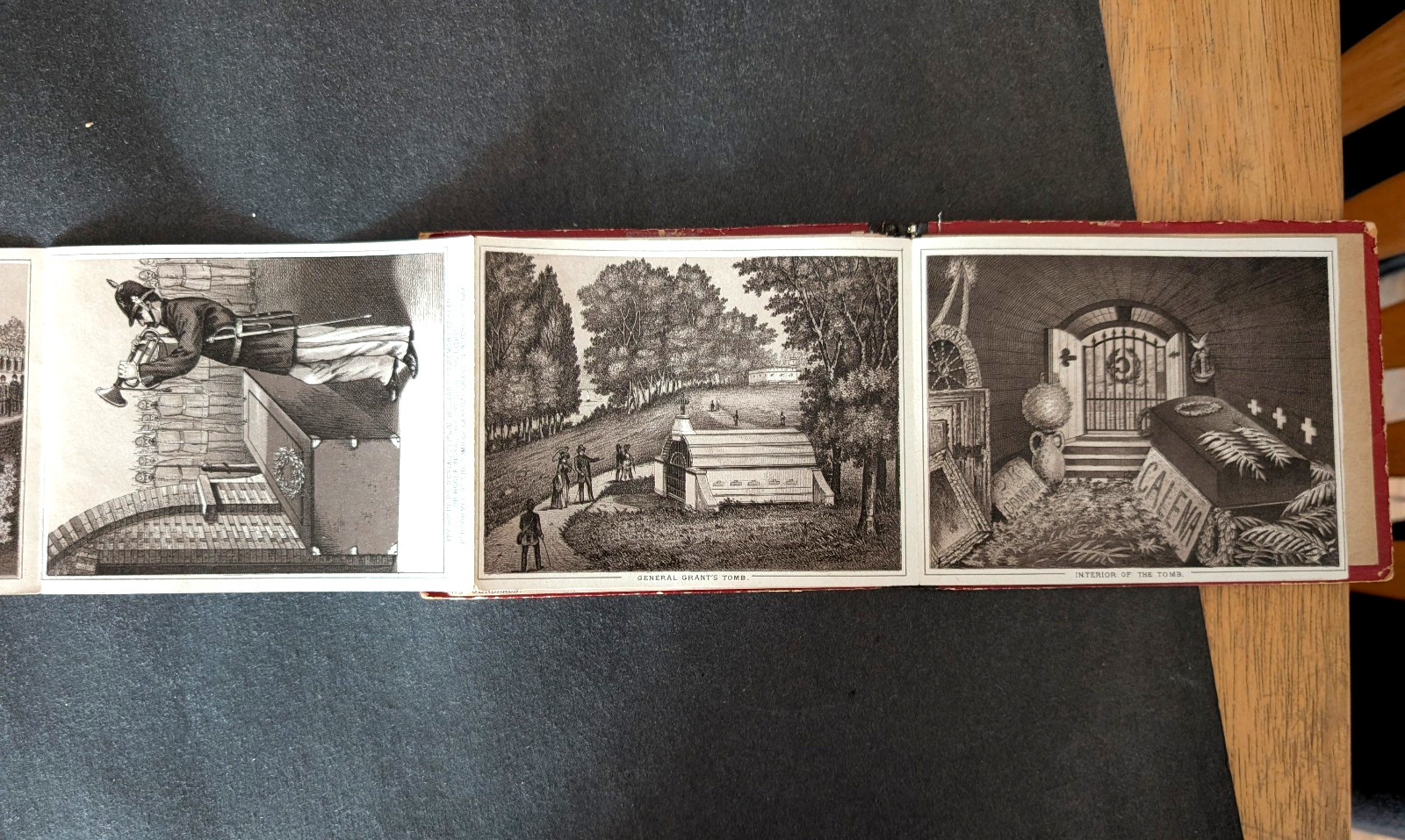 U.S. Grant Album Memorial 1886 Accordian Views Complete