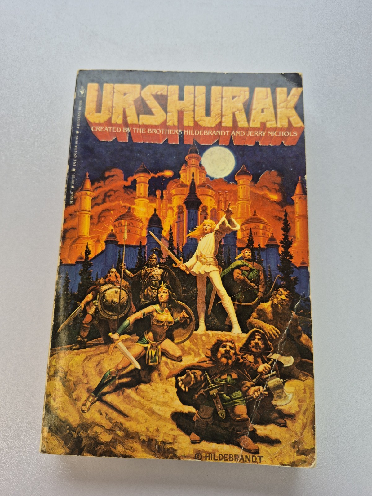 Urshurak The Brothers Hildebrandt 1979 Trade Paperback Fantasy Novel Good Evil