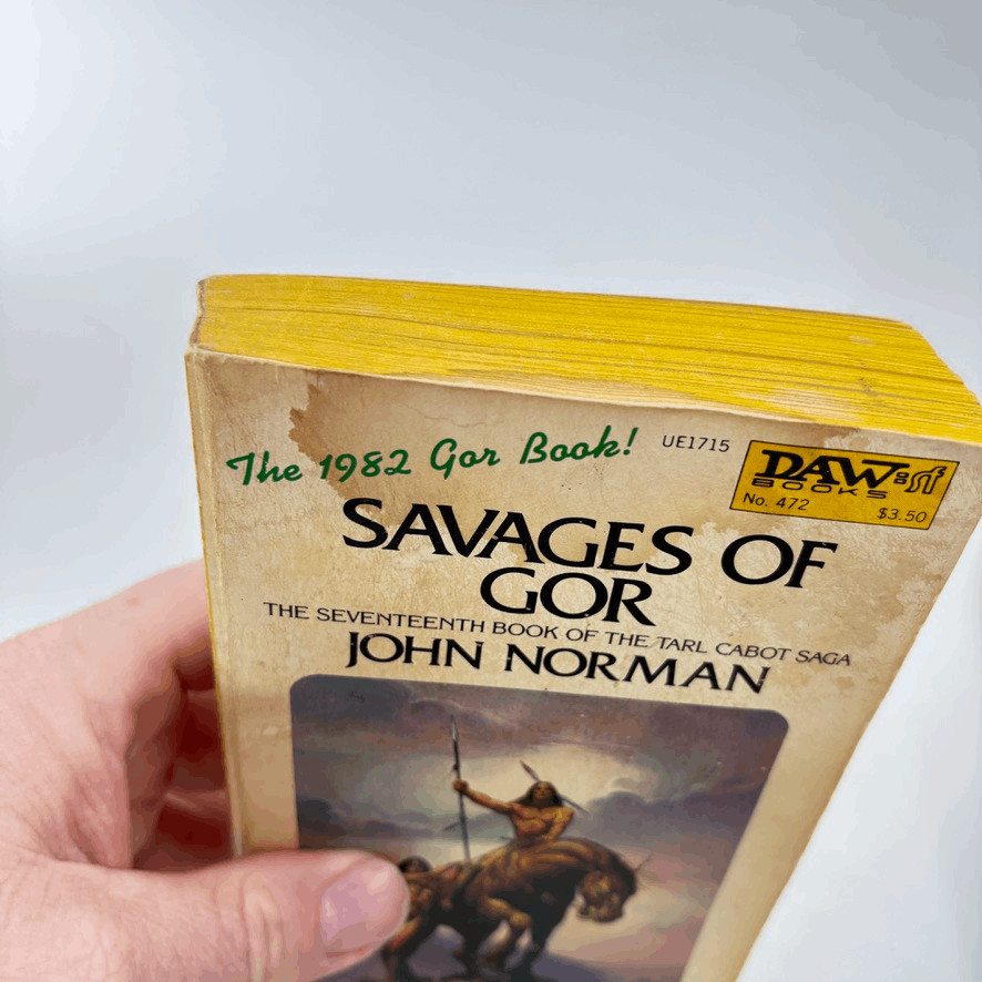 Savages of Gor Fantasy Paperback Book by John Norman from Daw Books 1982 1st