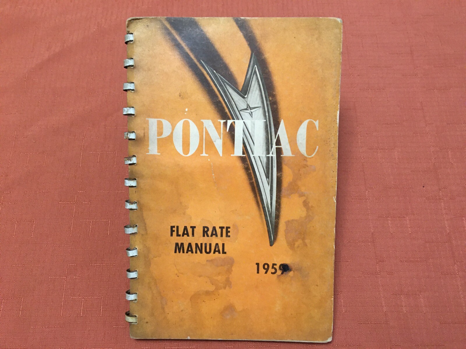 Pontiac 1959 Flat Rate Manual – Softcover/Spiral Bound – See Photos