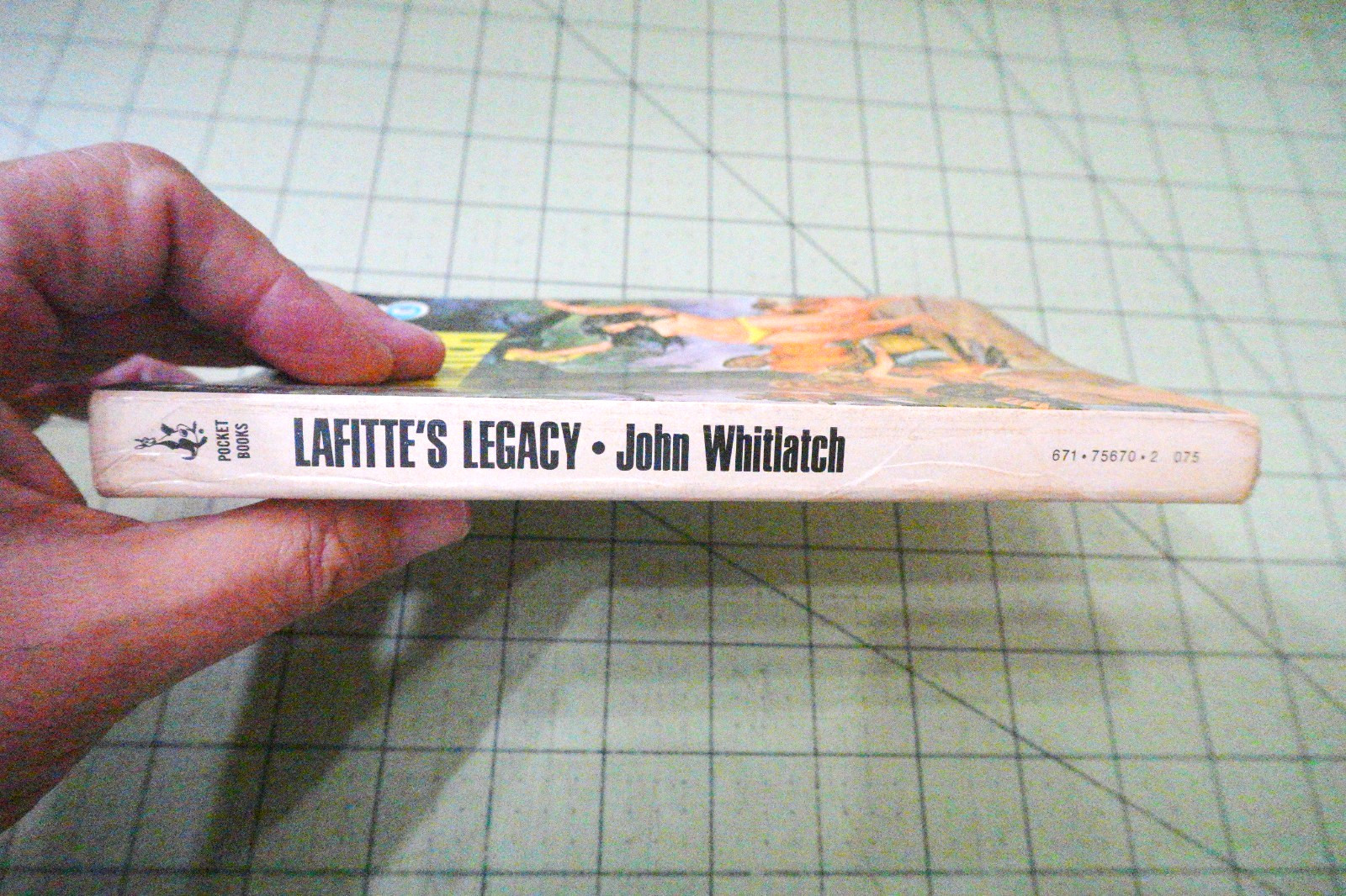 LAFITTE’S LEGACY BY JOHN WHITLATCH 1971 VINTAGE POCKET BKS ACTION ADVENTURE GGA