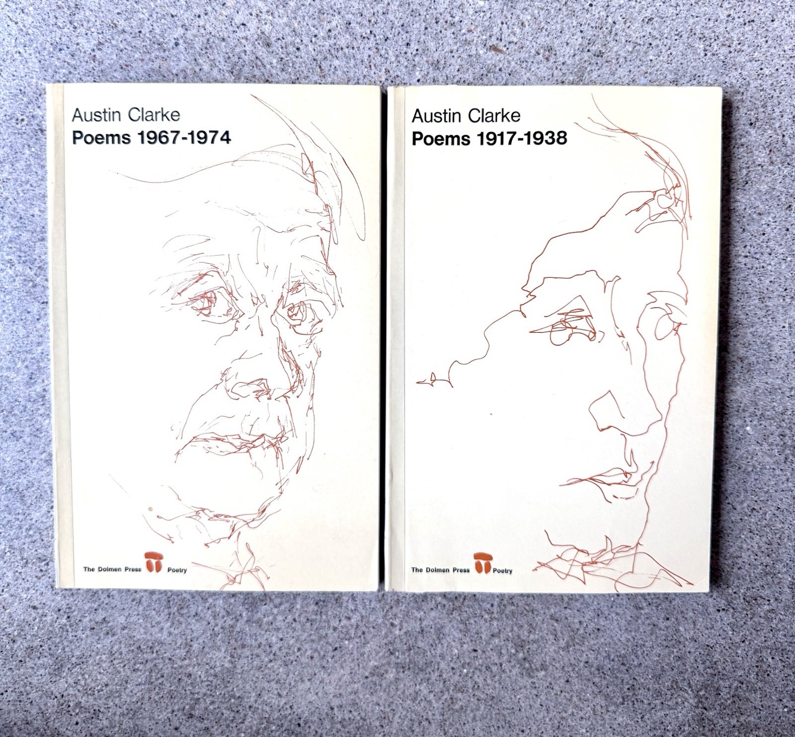 Austin Clarke Poems 1917–1938 & 1967–1974 Dolmen Press 2 Vol Set Irish Poetry