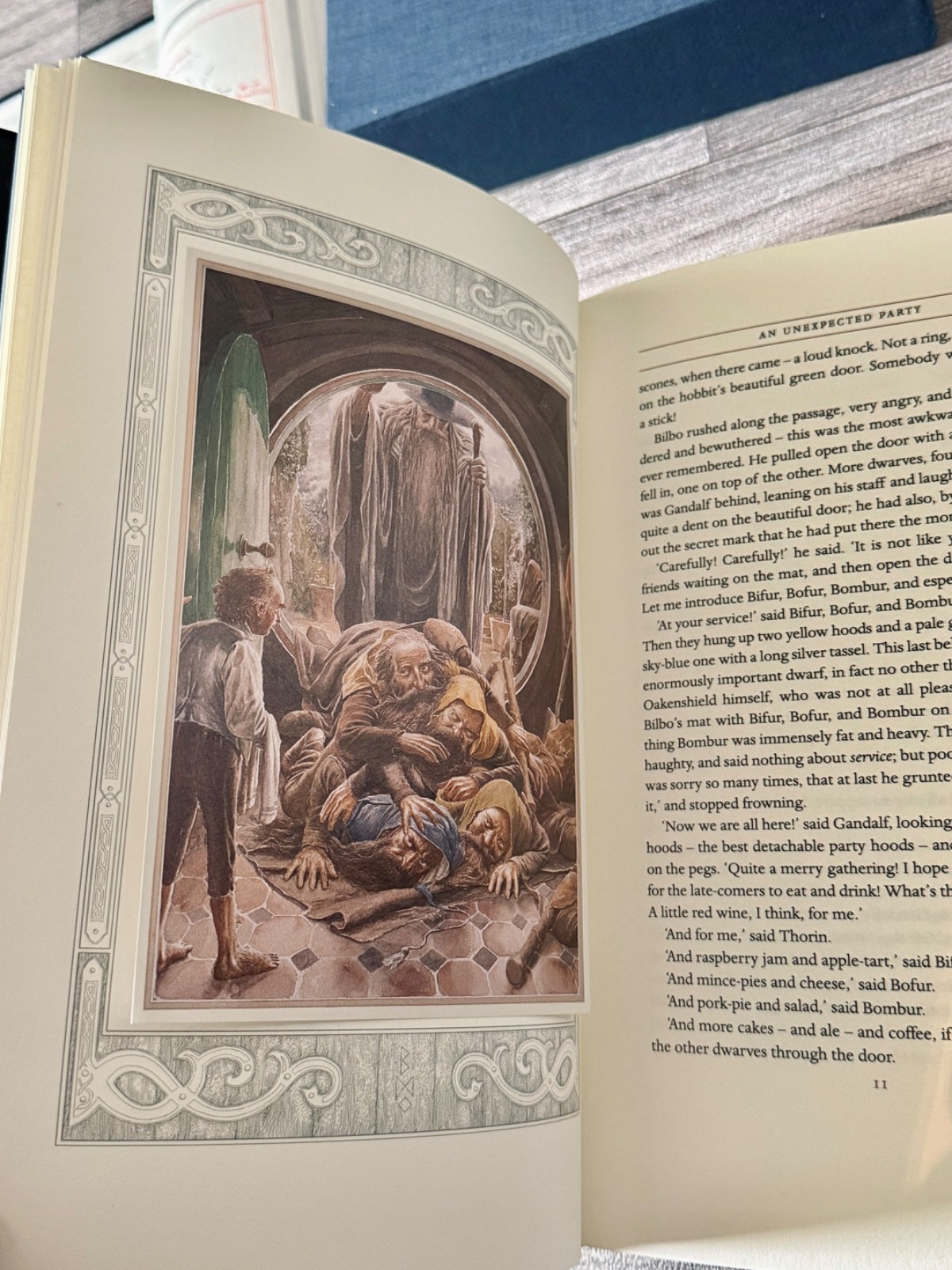 The Hobbit J R R TOLKIEN Signed ALAN LEE Folio Society LIMITED EDITION 2024