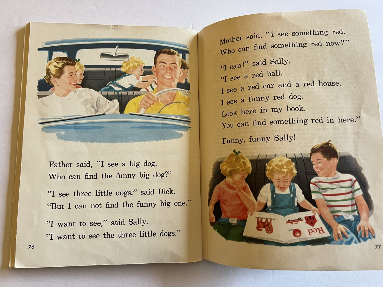 Places We Know Dick and Jane Old School Book Primer 1966