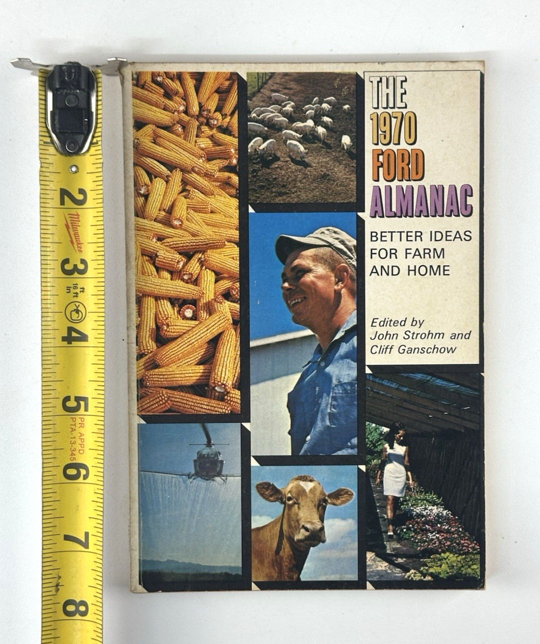 The Ford 1970 Almanac Softcover Golden Press Illustrated Strohm Ganschow Ads