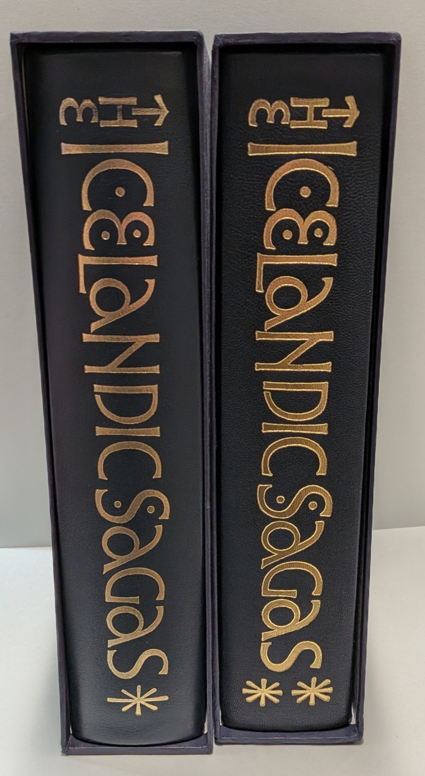 ICELANDIC SAGAS Magnus Magnusson FOLIO SOCIETY illustrated 2 vol free S/H