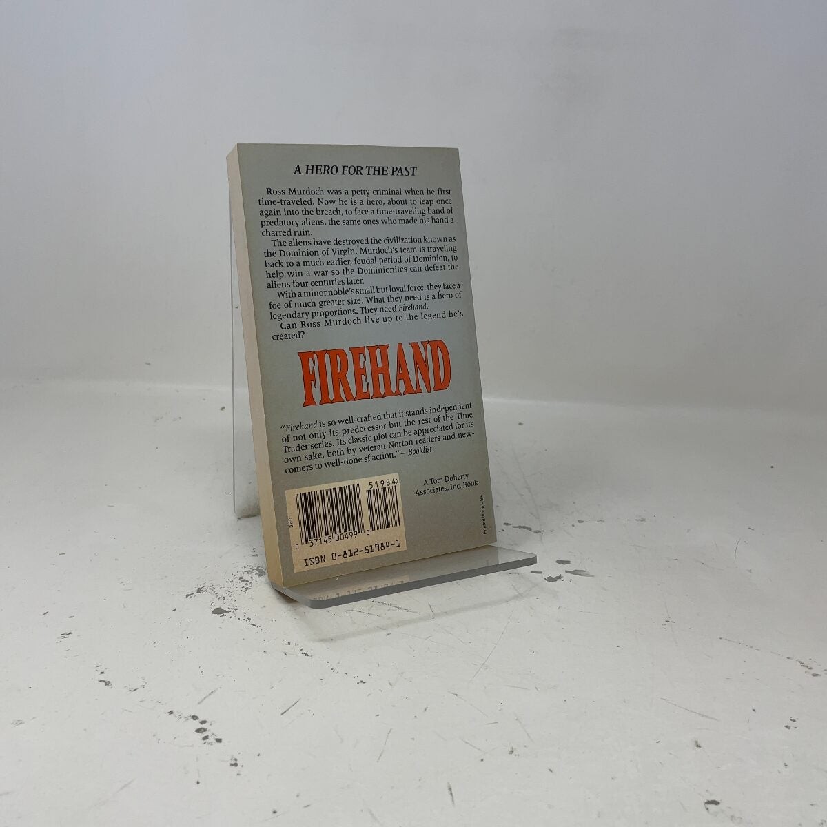 Firehand by Norton, Andre PB First Edition Like New 1995