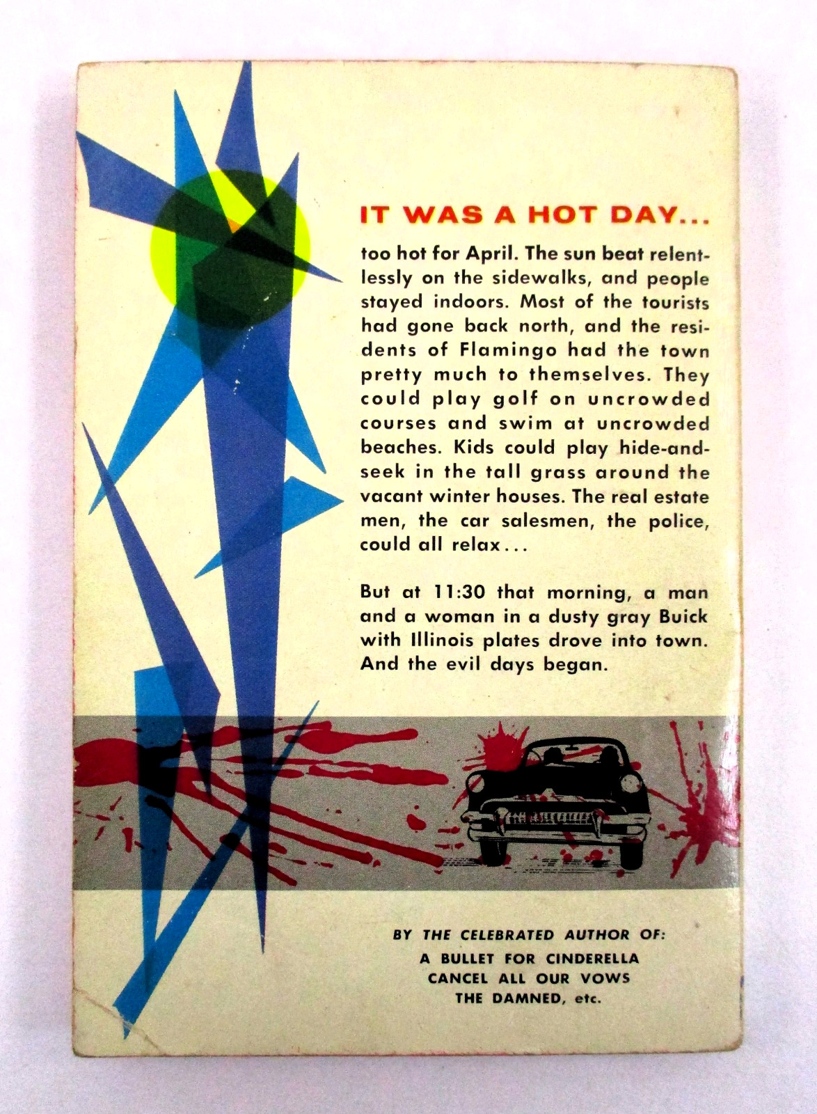1st EDITION “April Evil” John D. Macdonald 1956 Mass Market PB Dell Vintage Pulp