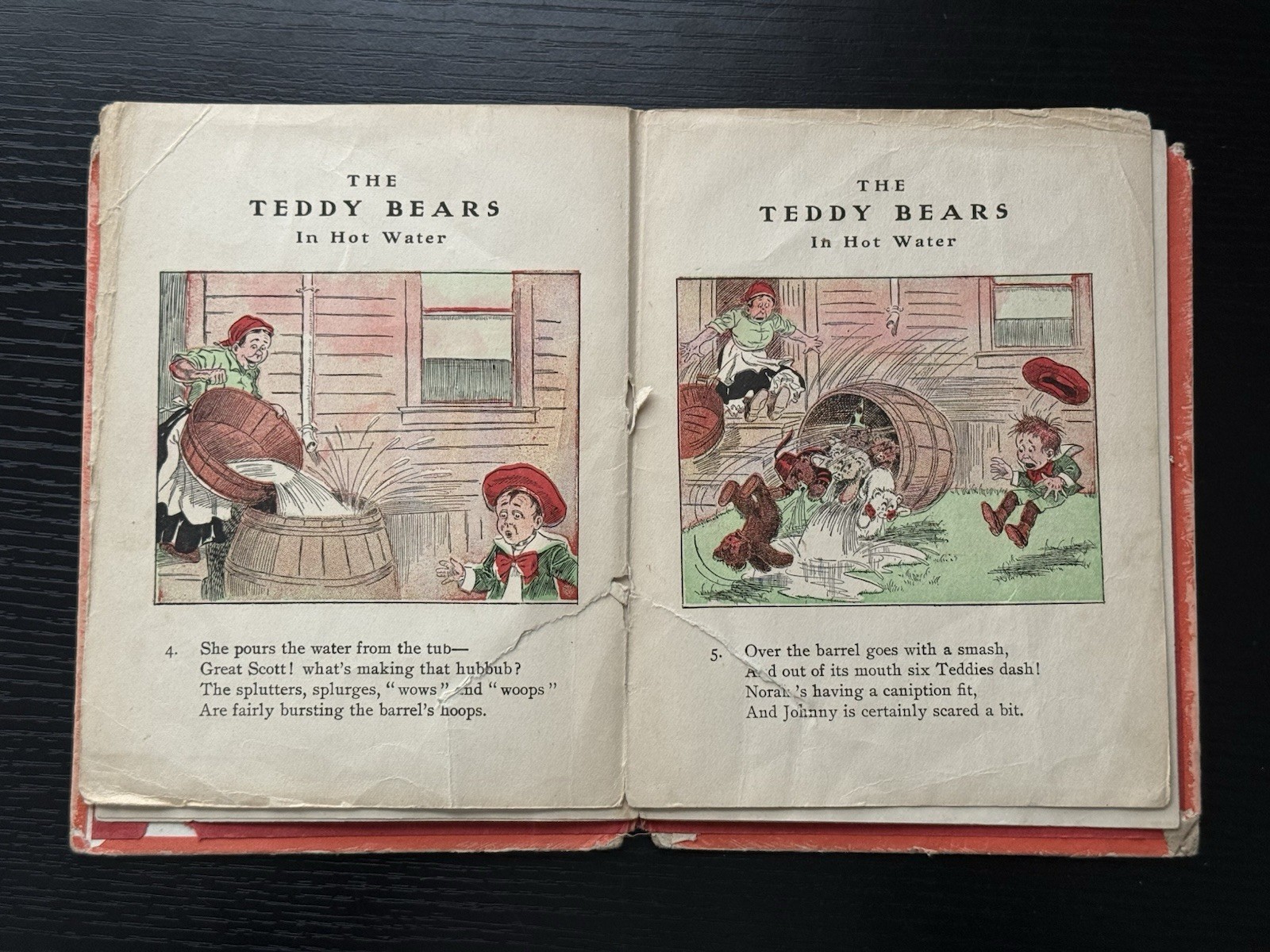(3) 1907 “The Teddy Bears…” Hardcover Children’s Books The Reilly & Britton Co