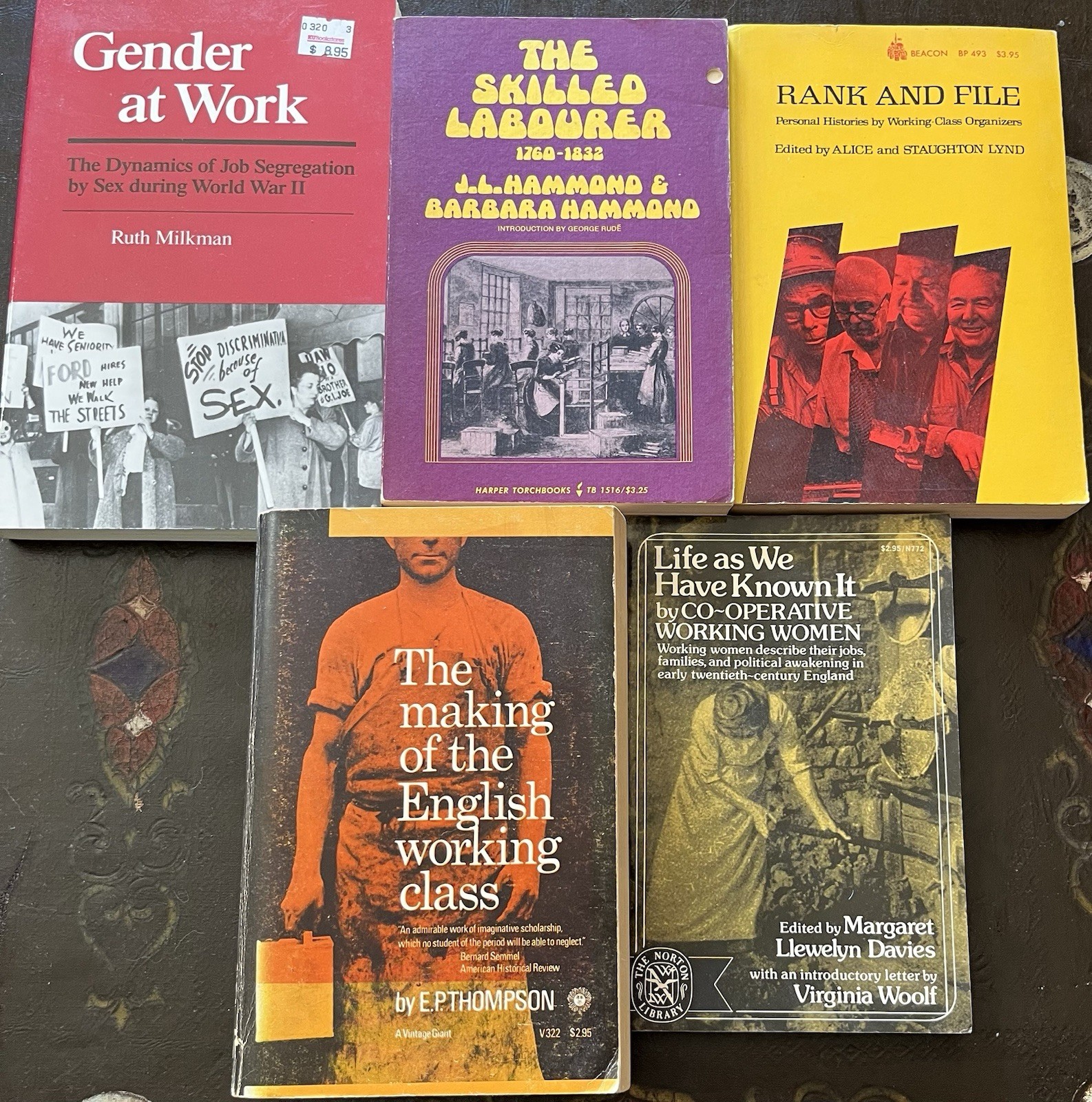 LABOR ECONOMICS TRADE UNIONS Workers’ Rights History Five Books Lot Collection