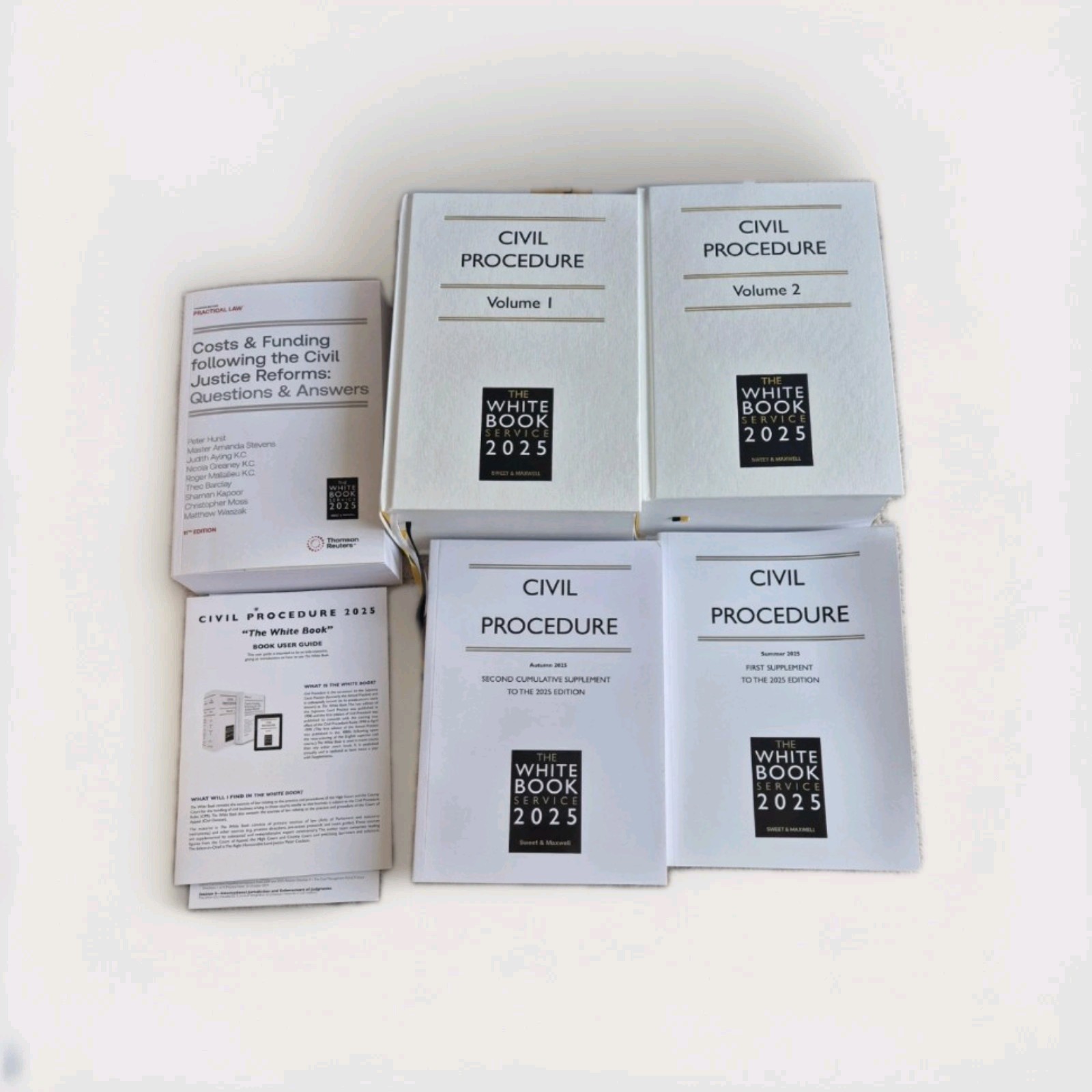 Civil Procedure 2025 The White Book Service CPR 2025 Like New Condition Full Set