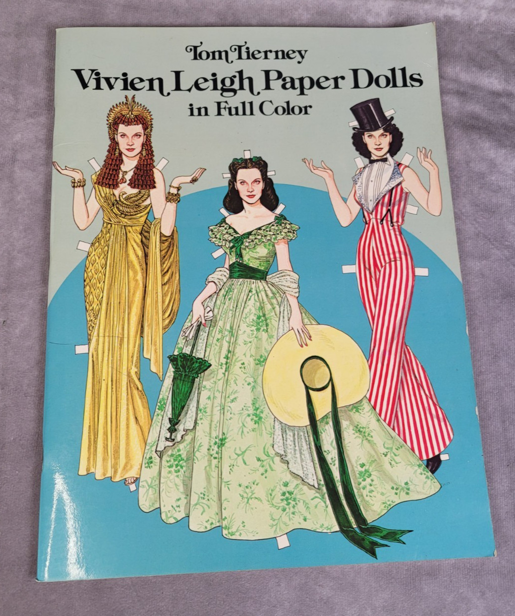 Vintage Vivien Leigh Paper Dolls in Full Color Tom Tierney Dover Paper Doll Book