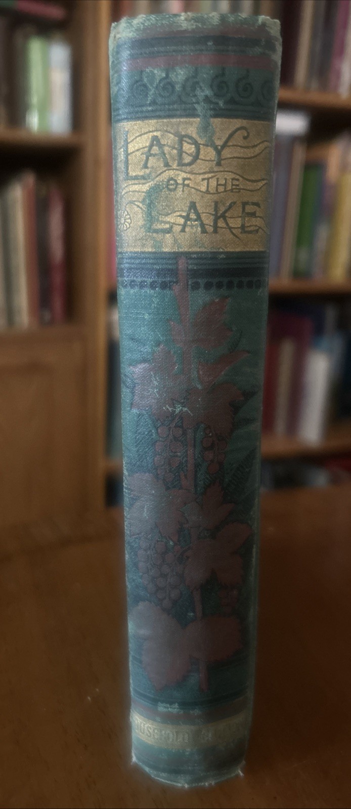 Antique Lady Of The Lake Sir Walter Scott 1888 Worthington