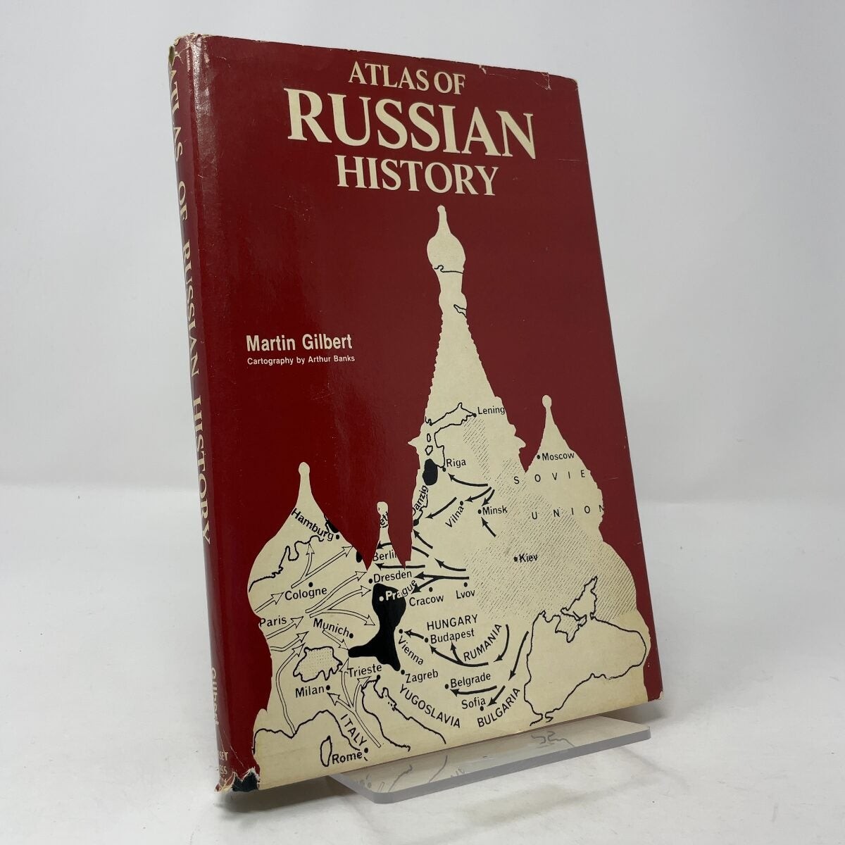 Atlas of Russian History by Martin Gilbert HC First Edition Very Good 1984