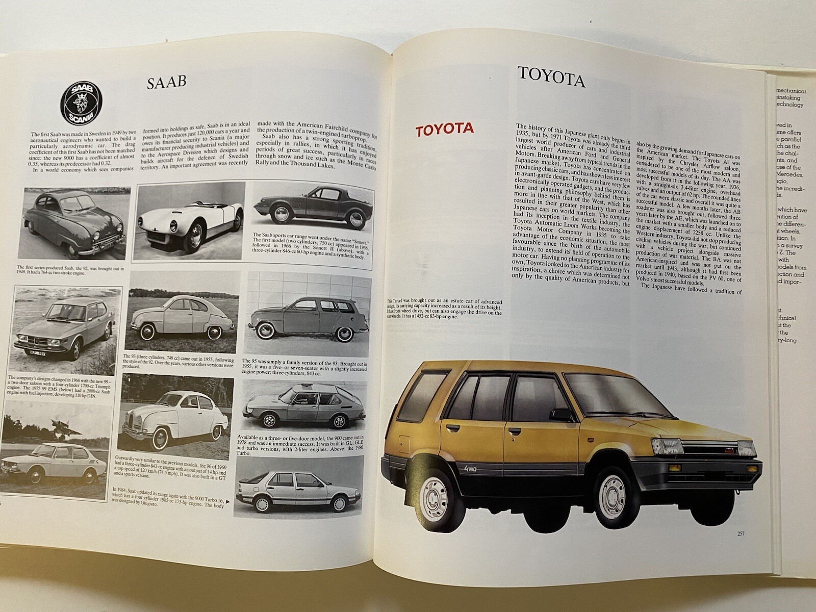 A Comprehensive Vintage Coffee Table Book on the 100-Year History of Automobiles