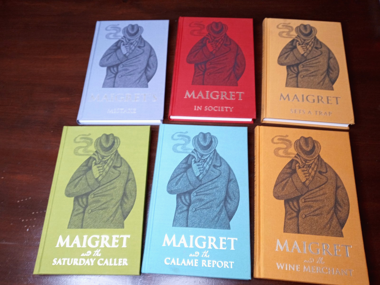 FOLIO SOCIETY x6 Maigret Set 1 & 2 Georges Simenon – no slipcases – Fair