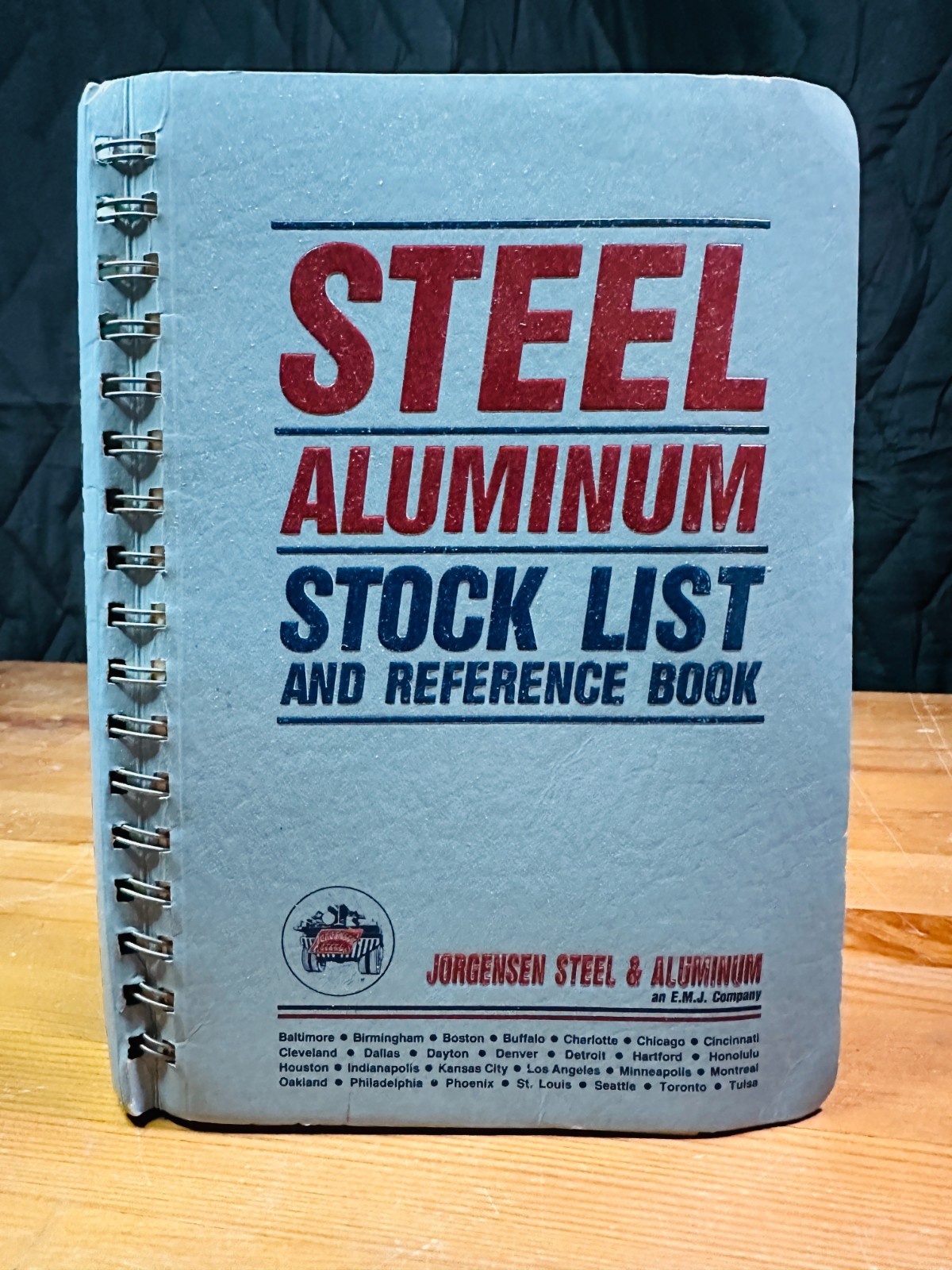 Steel Aluminum Stock List and Reference Book – Industrial Manual – Spiral Bound