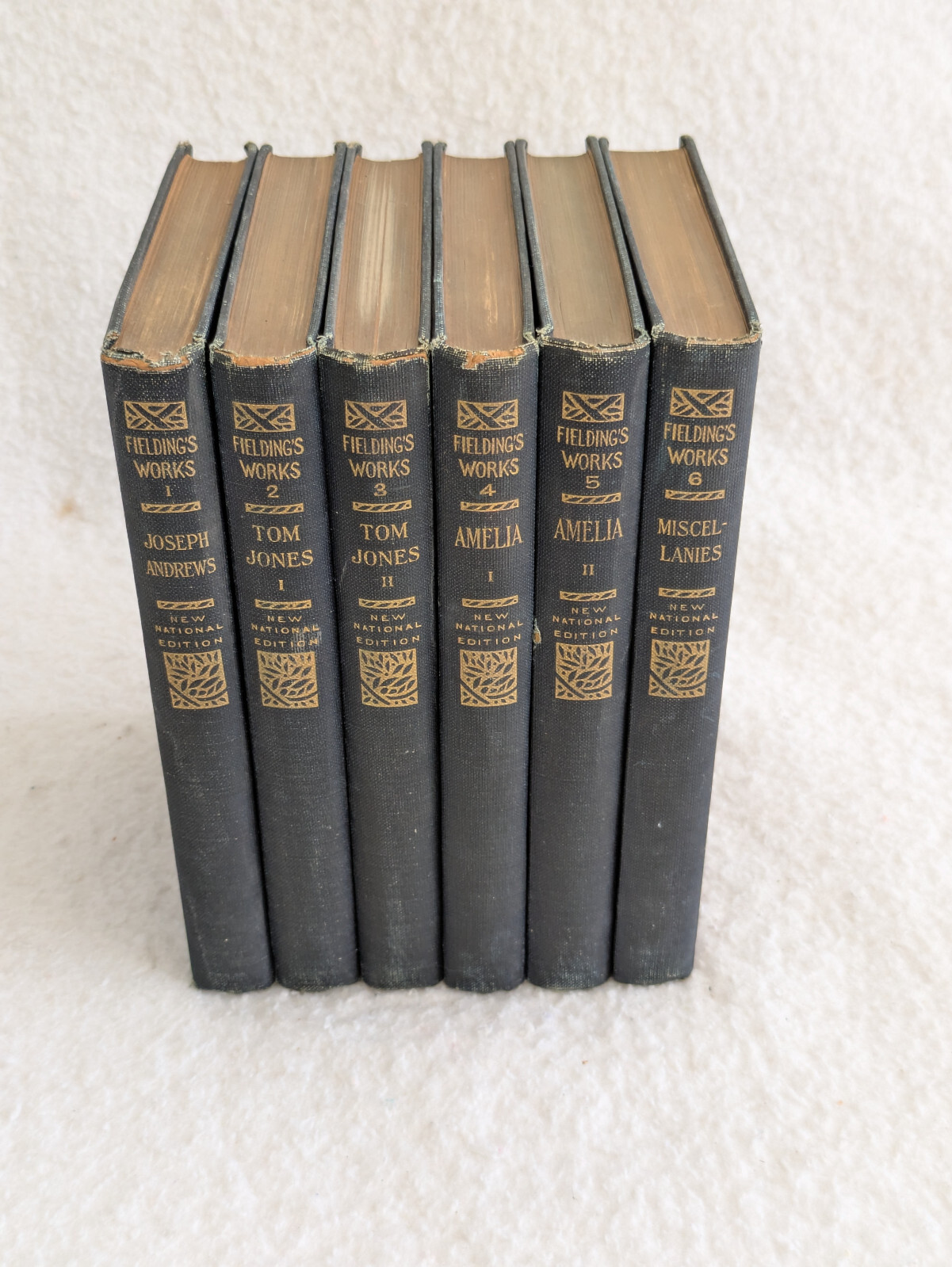 WORKS OF HENRY FIELDING New National Edition Hearst’s Int’l Library 6 Vol Set
