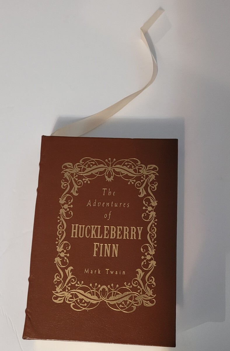 Sweet Water Press ADVENTURES OF HUCKLEBERRY FINN, Mark Twain Leatherbound 1998