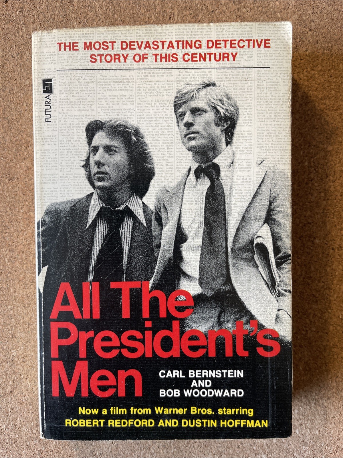 All The President’s Men By Bernstein & Woodward VGC 1976 PB Movie Cover Redford
